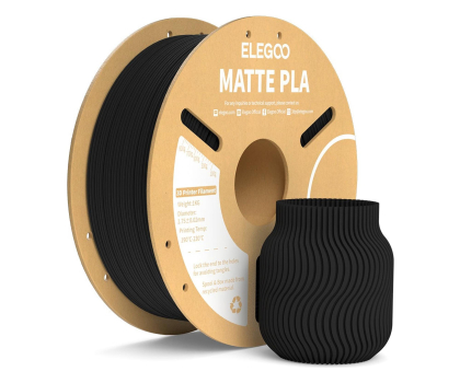 Filament do drukarki 3D Elegoo PLA Matte ELEGOO (Czarny)